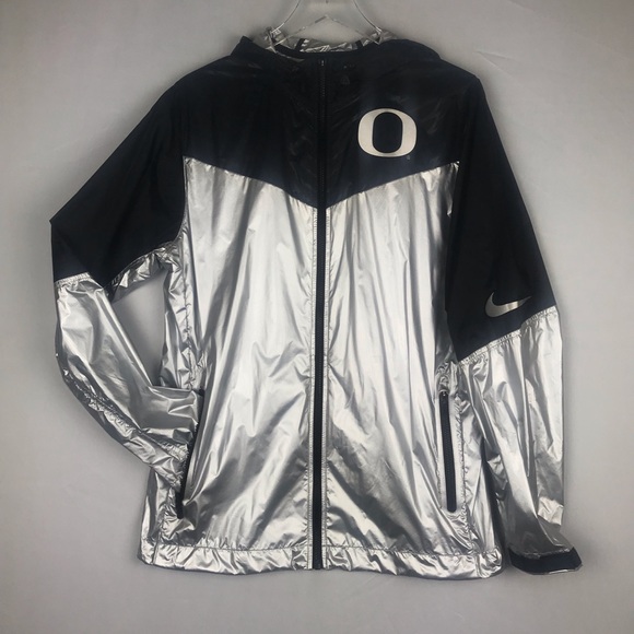 nike silver windbreaker